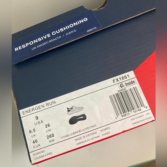 NEW Reebok Energen Run mint green / blue Women’s running shoes size 9 - Picture 5 of 5